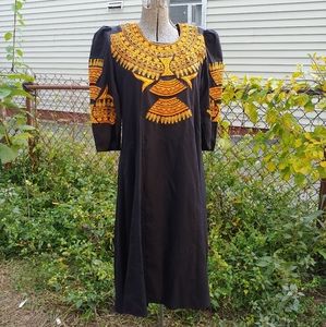 Beautiful Vintage Embroidered Tunic Hippie Dress